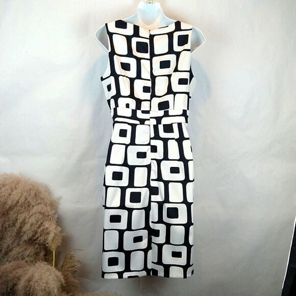 XOXO bold black and white party dress size 11 - Picture 6 of 11